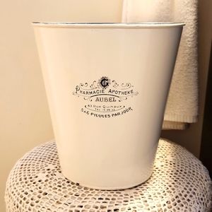 Pottery barn Waste paper pail/ basket